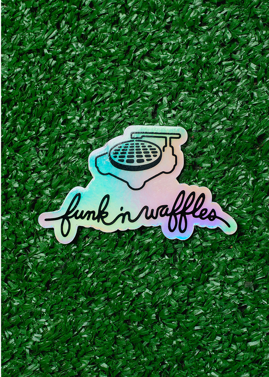 Sticker: Metallic Funk | Funk 'n Waffles