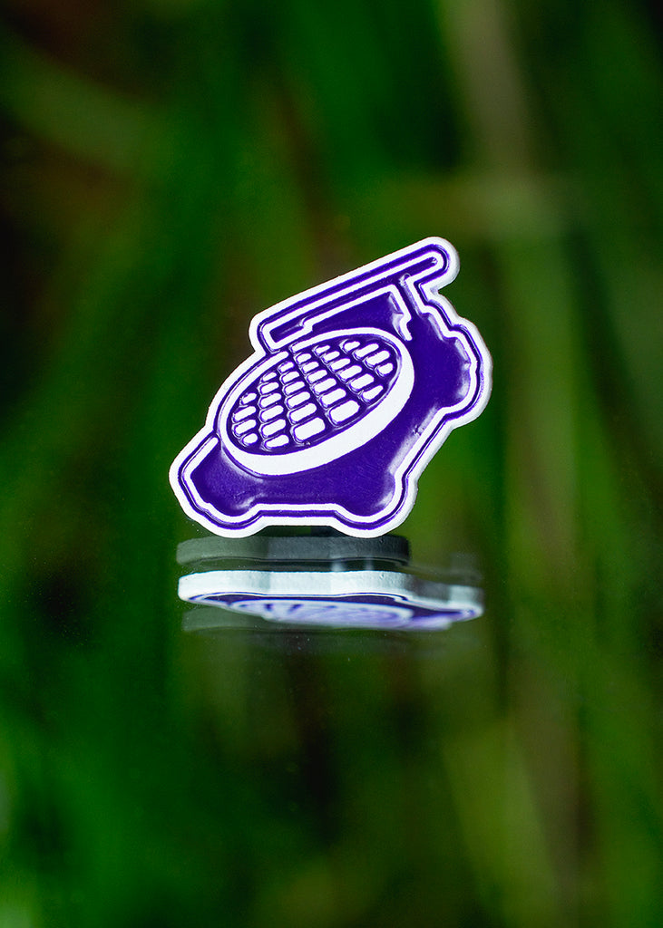 Pin: Purple Waffle