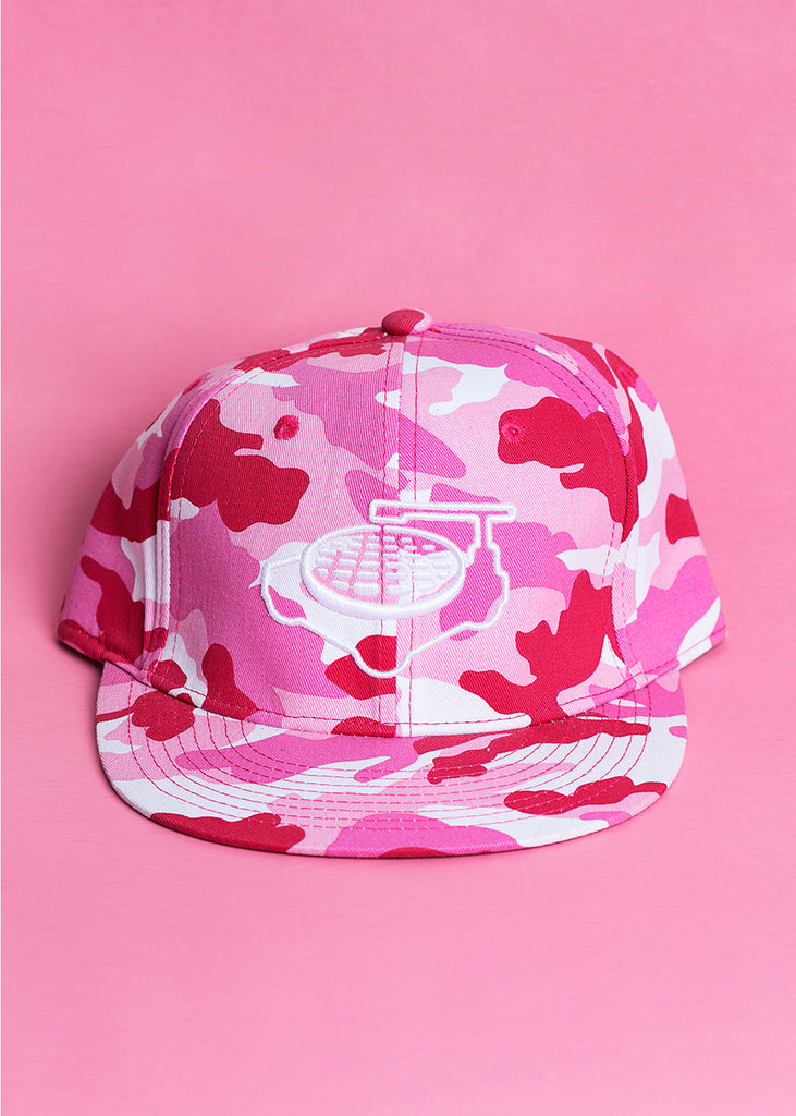 Hats: Six-panel Pink Camo