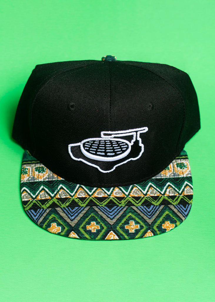Hats: Six-panel Green/Black
